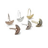 Cut out drop earrings in silver, gold or rose gold